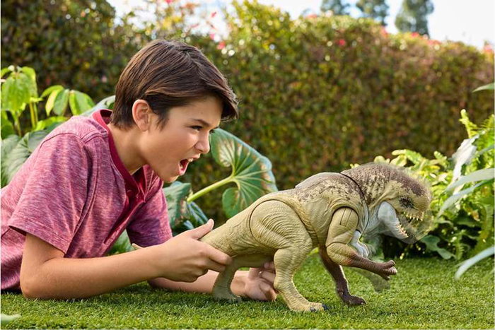 Mattel Distortus Rex Jurassic World - Figurine d'action de bataille