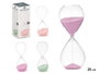 Giftdecor Sablier Verre 25 cm Pastel 45 Min - Assortiment Aléatoire (Set de 12)