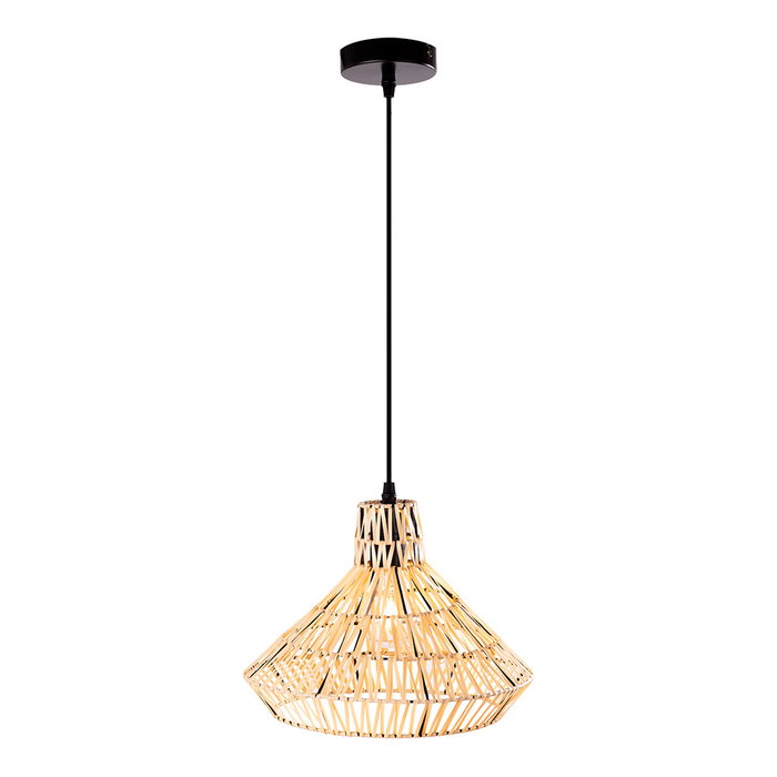 Alec Lampe À Suspension beige et noir