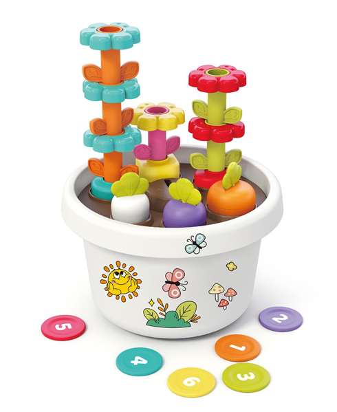 Creaciones Llopis - Cadeau Puzzle Pot de Fleur avec Aimants et Monnaie, Boîte de Jeu Éducatif 18x18x12 cm pour Enfants dès 3 Ans Creaciones Llopis - Cadeau Puzzle Pot de Fleur avec Aimants et Monnaie, Boîte de Jeu Éducatif 18x18x12 cm pour Enfants dès 3 Ans