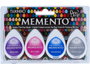 Tsukineko Set de 4 tampons encreurs goutte MEMENTO couleurs translucides