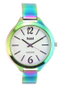 SAMI SAMI sra Montre métal bain rainbow red cadran argent pour femme