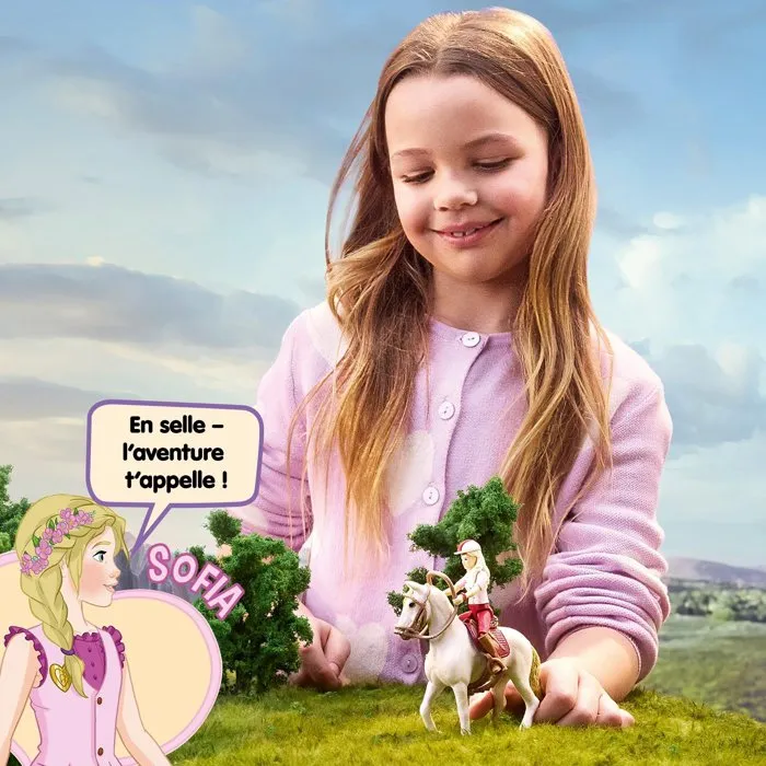 Schleich 42713 Horse Club - Figurines Sofia et Blossom, jeu de figurines équestres pour enfant dès 4 ans