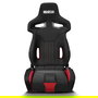 Sparco S009011NRRS Siège R333 Noir-Rouge Cadre Tubulaire Réglage Rapide 271x345