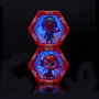WOW! STUFF Set de figurines à LED WOW POD Vision + Scarlet Marvel, collection, personnages, autocollants UV et connectables, fonctionne avec 3 piles AAA
