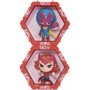 WOW! STUFF Set de figurines à LED WOW POD Vision + Scarlet Marvel, collection, personnages, autocollants UV et connectables, fonctionne avec 3 piles AAA