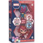WOW! STUFF Set de figurines à LED WOW POD Vision + Scarlet Marvel, collection, personnages, autocollants UV et connectables, fonctionne avec 3 piles AAA