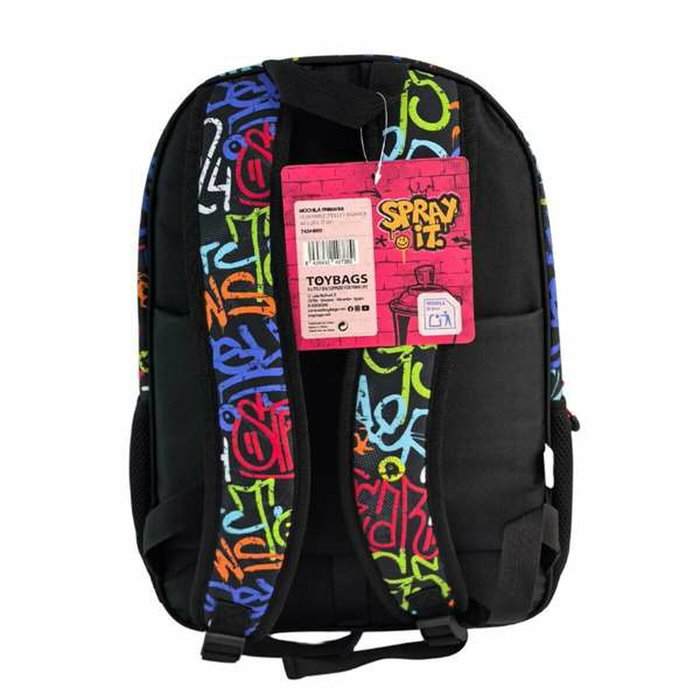 Toybags Sac à dos primaire Ranking Graffiti double compartiment