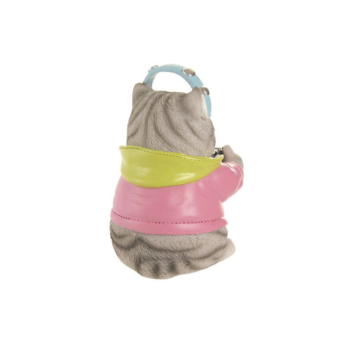 Home ESPRIT Figurine Décorative Chat Multicouleur (3 Unités)