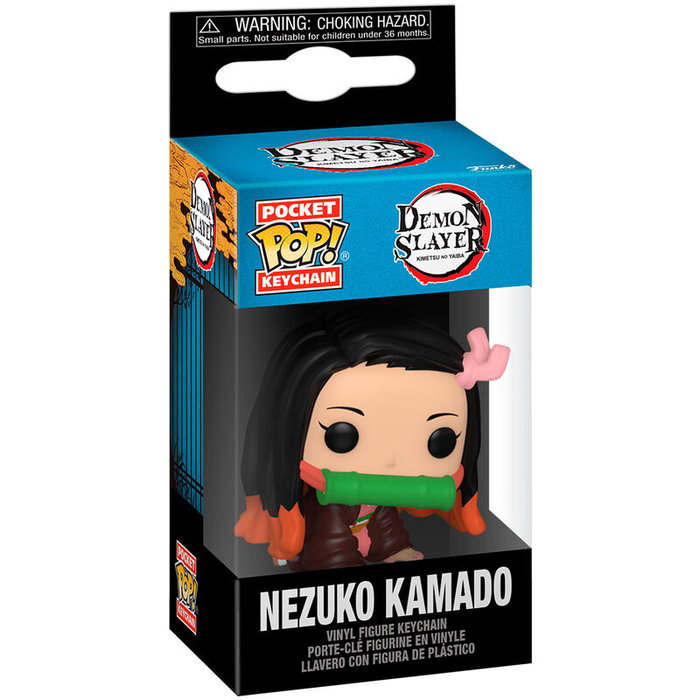 FUNKO Pocket POP! Demon Slayer Kimetsu no Yaiba Nezuko Kamado Porte-clés FUNKO Pocket POP! Demon Slayer Kimetsu no Yaiba Nezuko Kamado Porte-clés
