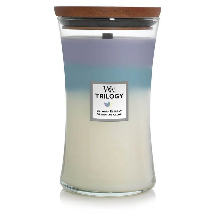 Bougie Parfumée Woodwick Trilogy Large Hourglass Candles Bougie Parfumée Woodwick Trilogy Large Hourglass Candles