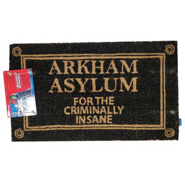 SD TOYS - Tapis de porte DC Comics Arkham Asylum en fibre de coco avec base PVC - 60x40 cm
