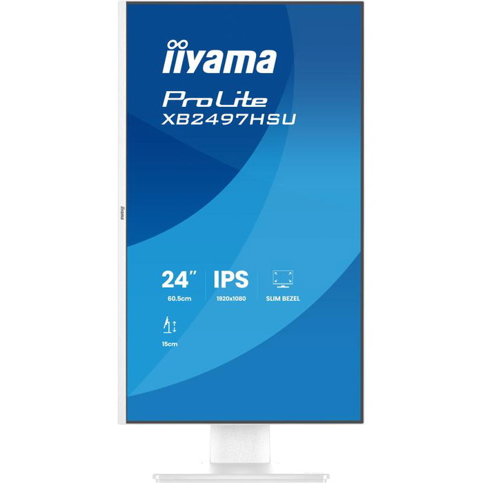 iiyama ProLite XB2497HSU-W1 24 pouces Blanc