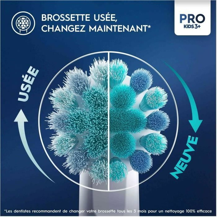 Oral-B Pro Kids Le Roi Lion Brossettes de rechange, Pack de 4 Oral-B Pro Kids Le Roi Lion Brossettes de rechange, Pack de 4