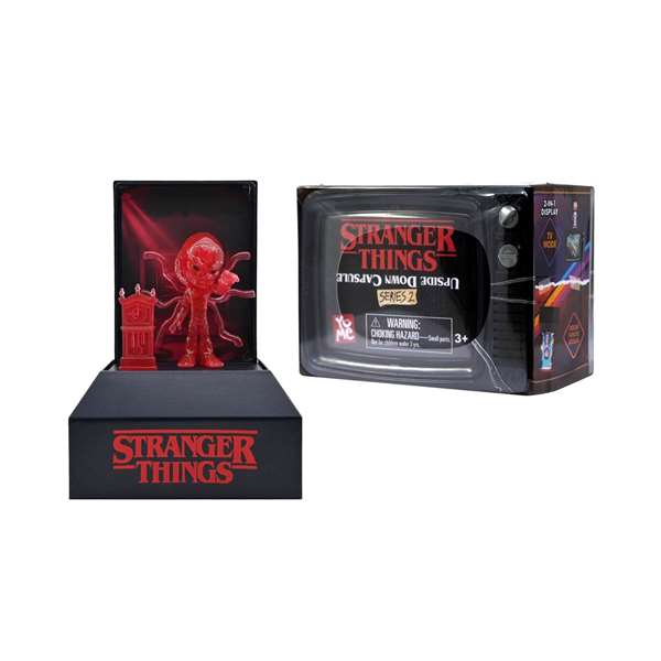 Yume - Capsule surprise avec figurine Univers Stranger Things, collection personnages années 80 inspiration vintage, 7x6,9x9,9 cm - Modèles assortis