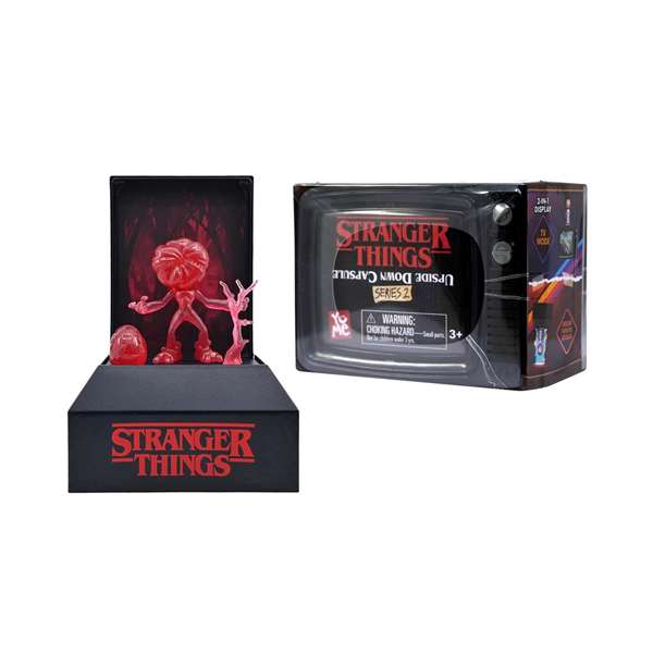 Yume - Capsule surprise avec figurine Univers Stranger Things, collection personnages années 80 inspiration vintage, 7x6,9x9,9 cm - Modèles assortis