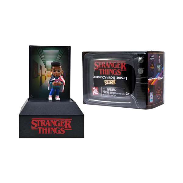 Yume - Capsule surprise avec figurine Univers Stranger Things, collection personnages années 80 inspiration vintage, 7x6,9x9,9 cm - Modèles assortis