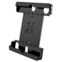 RAM Mounts RAM Tab-Tite Support à ressort pour tablettes 9" (avec housses lourdes), accès aux ports USB, fixations universelles AMPs