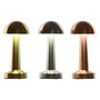 Home ESPRIT Lot de 3 Lampes de Bureau Modernes en Métal - Cuivre, Doré, Argenté