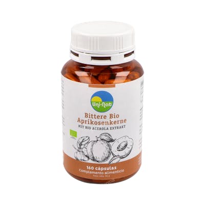 AYURSANA Noyaux d'abricot bio fermentés 160 capsules AYURSANA Noyaux d'abricot bio fermentés 160 capsules
