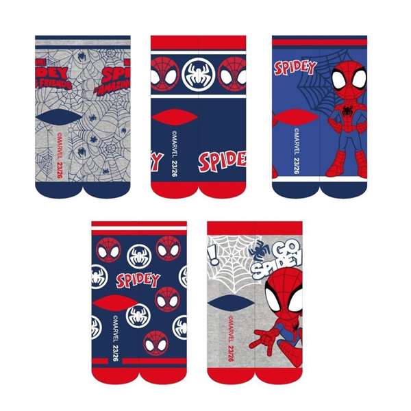 Cerdá Pack Chaussettes Enfant Spidey Taille Chaussure 27-30, Bleu, Âge Min. 3 Ans Cerdá Pack Chaussettes Enfant Spidey Taille Chaussure 27-30, Bleu, Âge Min. 3 Ans