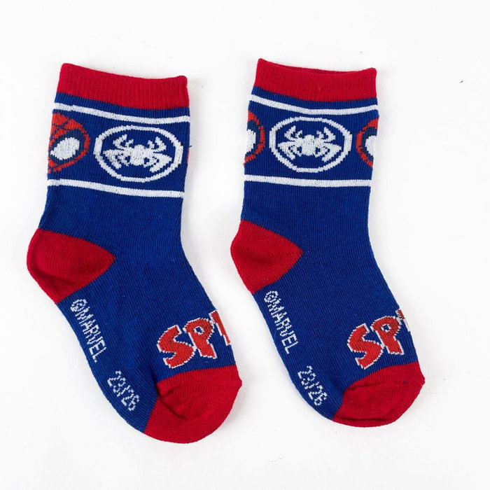 Spidey Lot de 5 paires de chaussettes bleu Taille 27-30