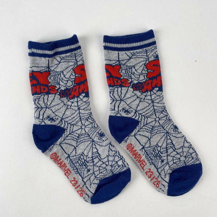 Spidey Lot de 5 paires de chaussettes bleu Taille 27-30