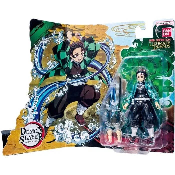Bandai VE88961 Ultimate Legends HD - Figurine d'action articulée Demon Slayer 12 cm Tanjiro Kamado dans boîte collector