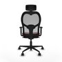 Piqueras y Crespo Chaise de Bureau 1D036N2 Bordeaux