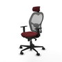 Piqueras y Crespo Chaise de Bureau 1D036N2 Bordeaux