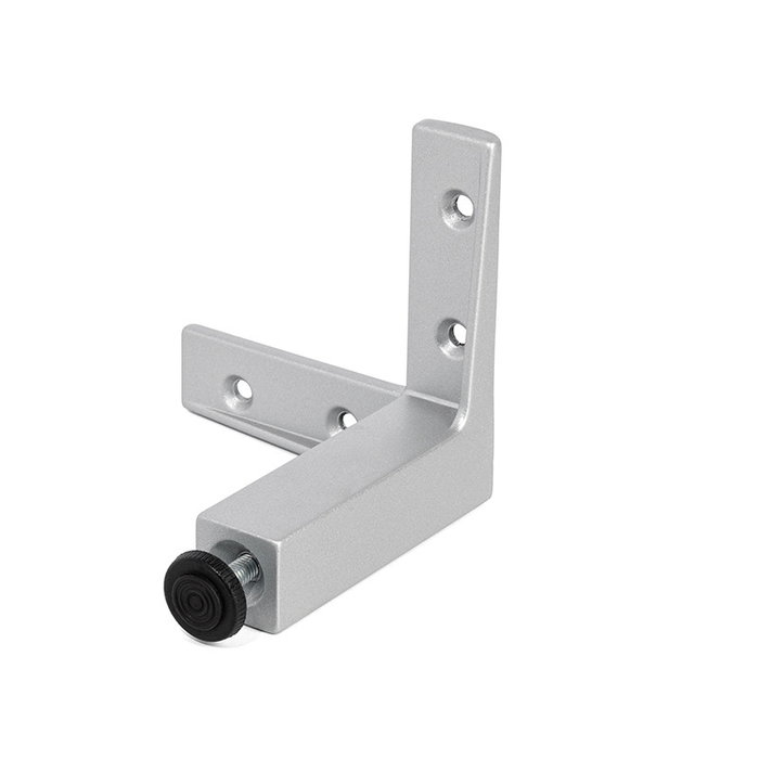 MAFOS Pied Métallique Zamak Quadro Gris Ral H200 MAFOS Pied Métallique Zamak Quadro Gris Ral H200