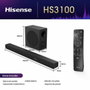 Hisense HS3100 Barre de Son 3.1 Canaux 480W Noir