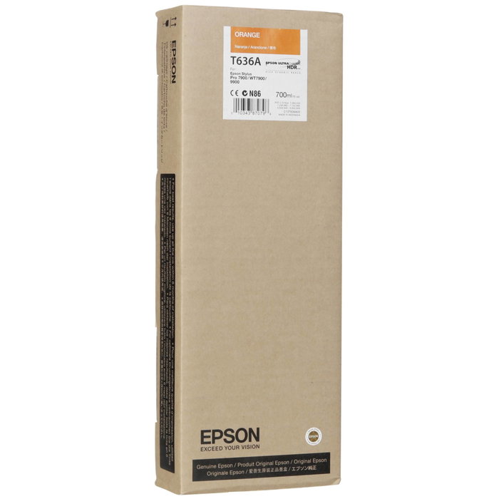 Epson Cartouche d'encre Orange UltraChrome 700 ml pour Stylus Pro 7890/7900/WT7900
