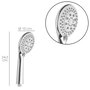 MAURER Pommeau de douche XL chromé 3 positions