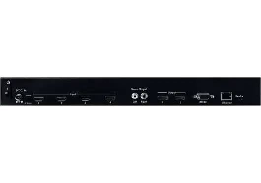 MUXLAB Quad View HDMI 4x2 4K Multiviewer Matrice HDMI avec RS232, IR, LAN MUXLAB Quad View HDMI 4x2 4K Multiviewer Matrice HDMI avec RS232, IR, LAN