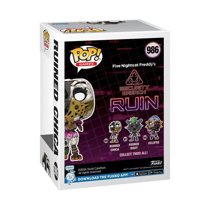 FUNKO Figure POP Five Nights at Freddy's Ruined Chica FUNKO Figure POP Five Nights at Freddy's Ruined Chica