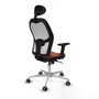Piqueras y Crespo Chaise de Bureau Jorquera 2D086G1 Blanc Marron