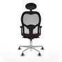 Piqueras y Crespo Chaise de Bureau Jorquera 2D086G1 Blanc Marron