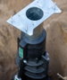 Next Green Foundation GP108 pour Borne de Recharge - Support en Plastique Recyclé pour Poteau Ø 108 mm, Montage Facile et Léger