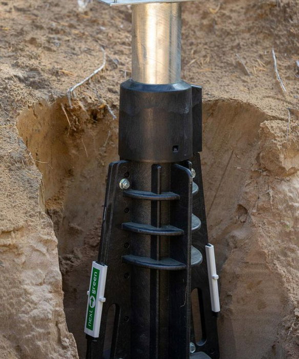 Next Green Foundation GP108 pour Borne de Recharge - Support en Plastique Recyclé pour Poteau Ø 108 mm, Montage Facile et Léger Next Green Foundation GP108 pour Borne de Recharge - Support en Plastique Recyclé pour Poteau Ø 108 mm, Montage Facile et Léger