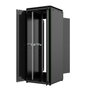 Lanview Armoire Rack Informatique Autoportante 19 pouces 42U 800 x 800 mm Porte Vitrée