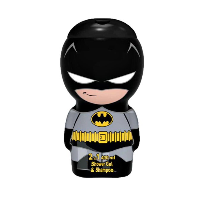 Cartoon Gel et Shampoing Batman 2 en 1 pour Enfant - 400 ml Cartoon Gel et Shampoing Batman 2 en 1 pour Enfant - 400 ml
