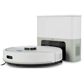 Medion MD100021 X22SW+ Aspirateur Robot Laveur - Navigation Laser - 5000 Pa - Autonomie 165 min - Réservoir 2,5 L - Blanc