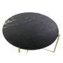 Table Basse DKD Home Decor 81 x 81 x 44 cm Marbre Fer