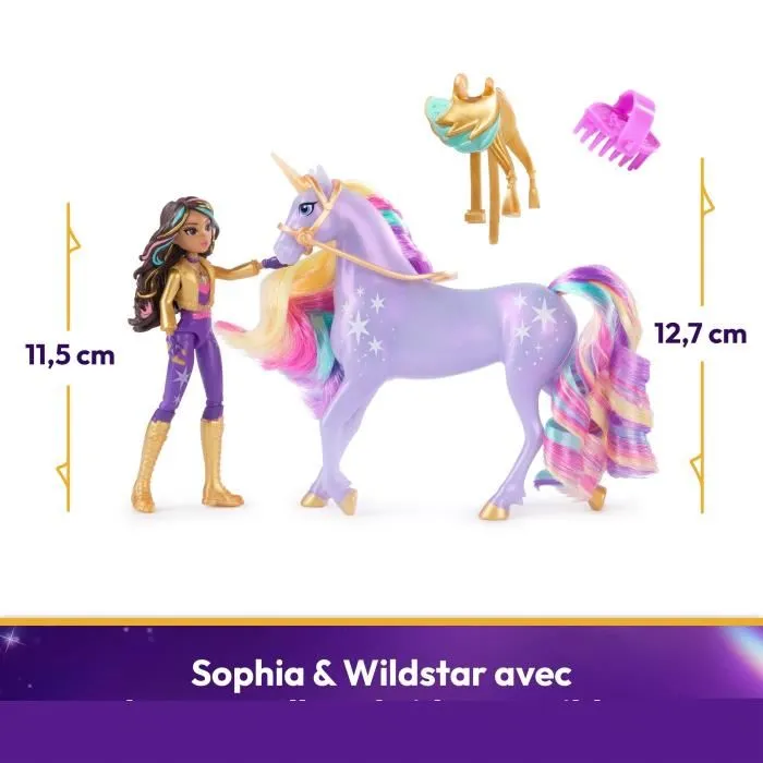 Spin Master Sophia et la licorne Wildstar Unicorn Academy