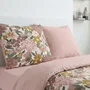 Today Parure de Lit Imprimé Floral Champêtre Rose Poudré 260 x 240 cm