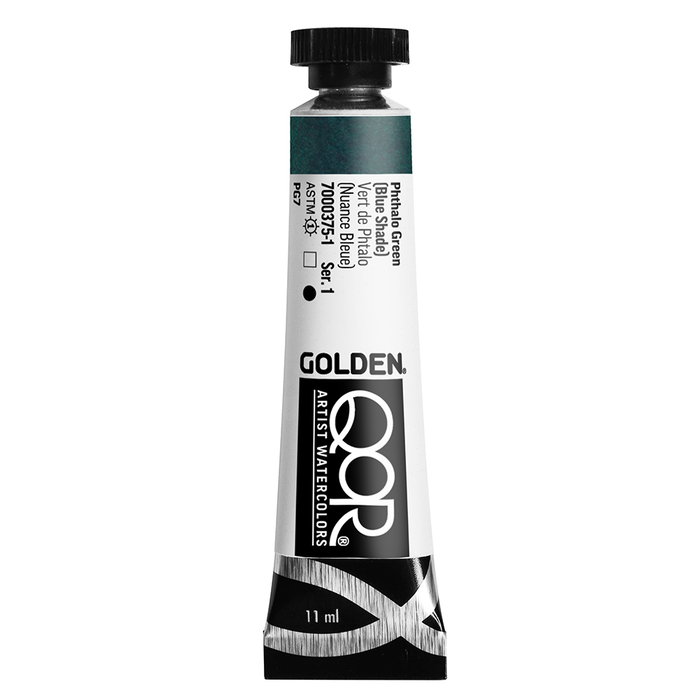 QoR Aquarelle Vert Thalo / B.S. 11 ml QoR Aquarelle Vert Thalo / B.S. 11 ml