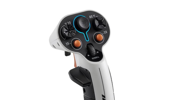Thrustmaster Sol-R 1 Flightstick Noir et Blanc