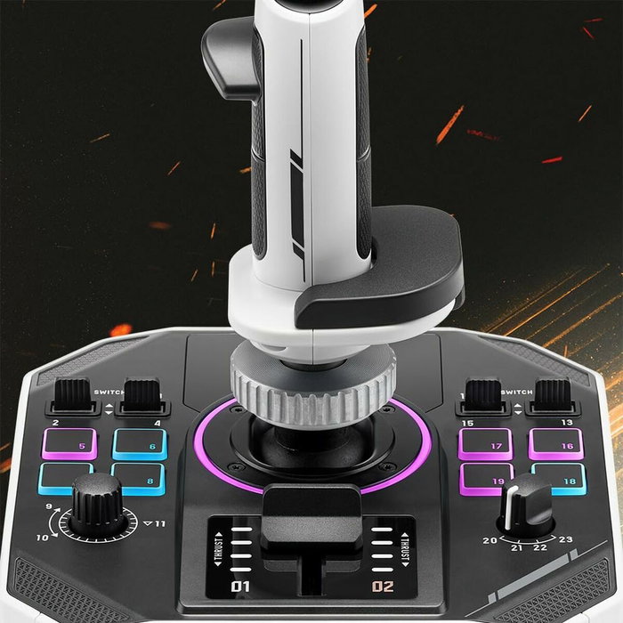 Thrustmaster Sol-R 1 Flightstick Noir et blanc