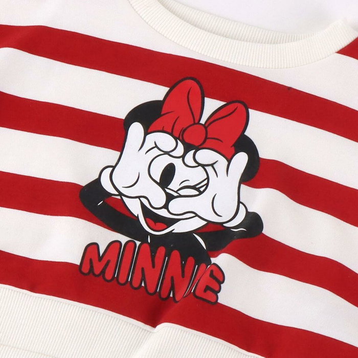 Cerdá Legging Minnie en Coton Brushed - Ensemble 2 Pièces - Taille 4 Ans - Couleur Gris